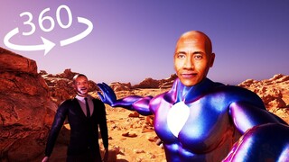 360° VR - The Rock saves YOU?