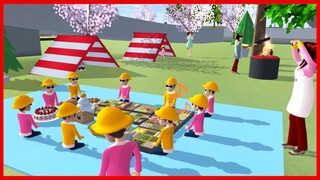 Outdoor Camping Session Of The Kindergarten - SAKURA School Simulator