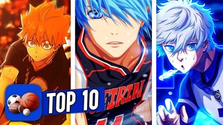 The TOP 10 BEST SPORTS ANIME for 2024!