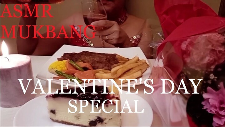 ASMR MUKBANG VALENTINE'S DAY SPECIAL CELEBRATION | EATING SHOW | NO TALKING