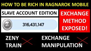 HOW TO BE RICH IN RAGNAROK MOBILE USING EXCHANGE