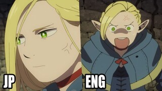 Delicious in Dungeon but just Marcille & funny parts: EPISODE #9 | JP VS ENG