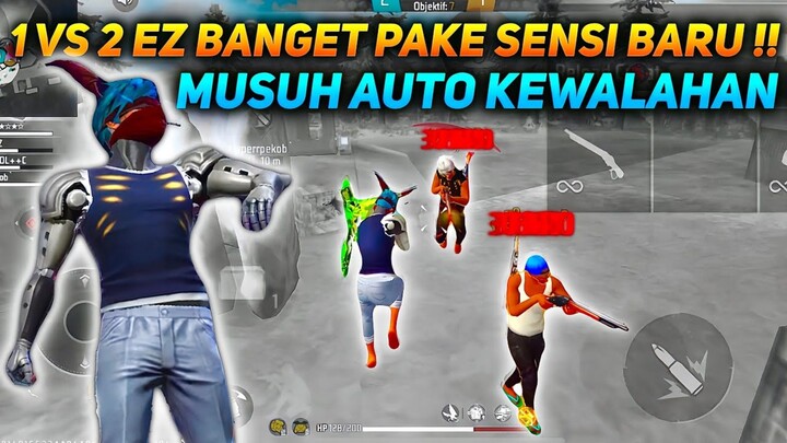 1 VS 2 EZ BANGET PAKE SENSI BARU INI MUSUH AUTO KEWALAHAN