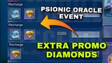 GET EXTRA PROMO DIAMONDS IN PSIONIC ORACLE RECHARGE EVENT - MOBILE LEGENDS