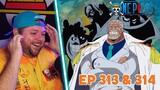 Luffy's Family Revealed | One Piece REACTION - Episode 313 & 314