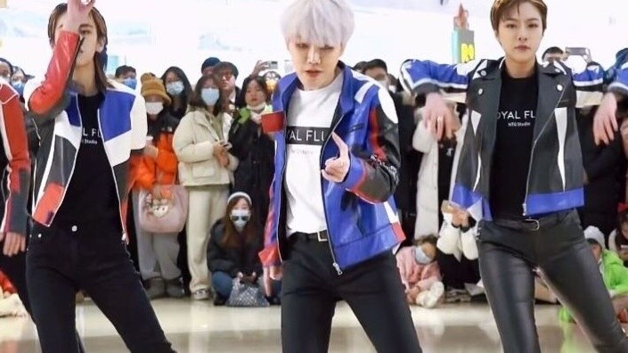 EXO "Tempo" "Call me baby" cover dance Beijing random dance road show [Royal Flush exclusive]