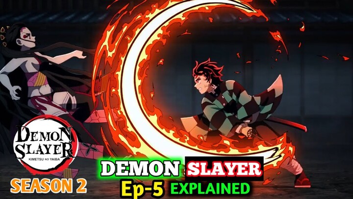 Demon Slayer Season 2 Ep-5 Explained in Nepali | Japanese Anime Entertainment District Arc