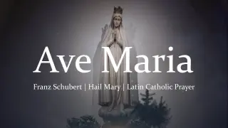 Ave Maria | Schubert | Solo & Choir with Lyrics (Latin & English) | Hail Mary | Sunday 7pm Choir