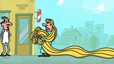 "Cartoon Box Series" can't guess the ending brain hole animation - how does Rapunzel cut her hair?