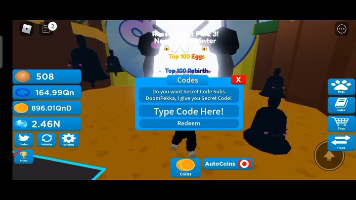 Pet Coins Simulator 2 | Secret Code 😱 | By DoomPekka