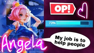 ASSIST QUEEN ANGELA - SUPER OP SUPPORT IN META | Mobile Legends