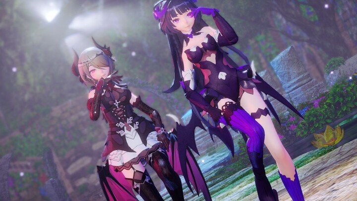 [Honkai Impact 3/MMD]Quỷ đêm ma&Chạng vạng thì thầm Gimme×Gimme