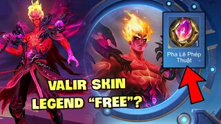 Tốp Mỡ | VALIR ĐỊA NGỤC VIÊM ĐẾ LEGEND VÀ CÁCH NHẬN "MIỄN PHÍ" SKIN??? | MLBB