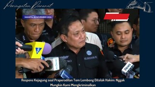 Respon Kejagung, Tom Lembong
