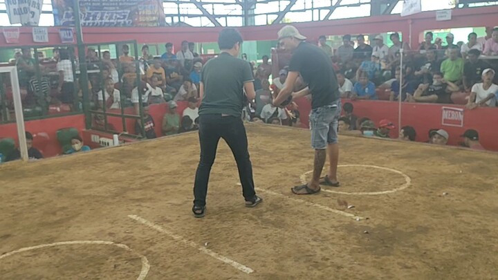 2 hits, 2nd fight @Malvar Coliseum #Batangsabungero #Champion!
