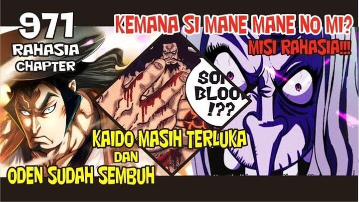 KULIT ODEN Lebih KERAS Dari PADA KAIDO dan MISI RAHASIA MANE MANE NO MI [CHAPTER SECRET 971]