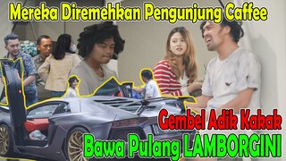 Mereka Diremehkan Pengunjung Caffee, Gembel Adik Kakak Bawa Pulang LAMBORGINI @ZanFilms