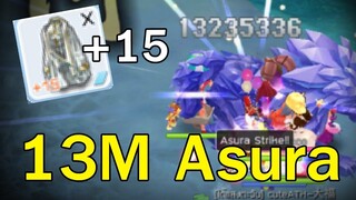 ROM | Shura 13M Asura ทดสอบเสื้อสตูฟ +15 vs สตาดัส +0