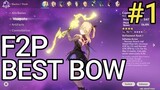 Fischl Build DPS for FREE TO PLAY! Compound Bow damage test Boss fight and monster