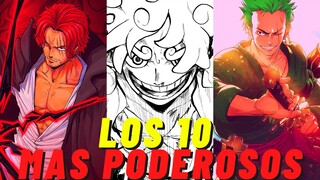 LOS ELEGIDOS POR ODA ! LOS 10 MAS FUERTES ! LOS 10 PERSONAJES MAS PODEROSOS DEL MUNDO DE ONE PIECE !