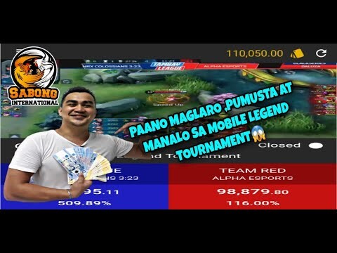 SABONG INTERNATIONAL MOBILE LEGEND TOURNAMENT|PAANO MAG CASH IN AT CASH OUT SA SABONG INTERNATIONAL