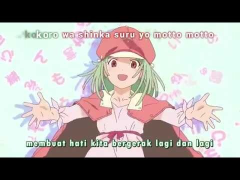 Bakemonogatari Opening (Renai Circulation)full Indonesia Lyric