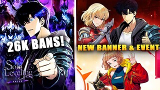 [Solo Leveling Arise] NEW LIMITED BANNER & EVENT ANNOUNCED!! Should you SUMMON?! also 26k BANS!!!!!