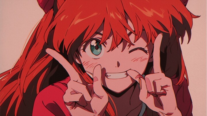 【EVA】"Idiot Shinji"💗Tantangan Detak Jantung 40 Detik Asuka💗