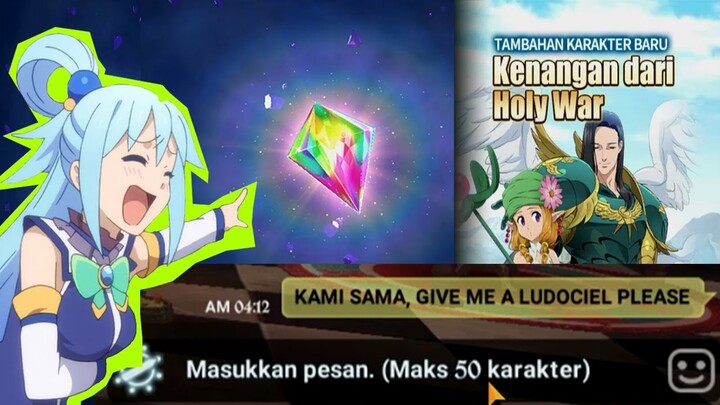 Trik Gacha KAMISAMA Pasti SSR ! Gacha Ludociel Seven Deadly Sins Grand Cross Indonesia