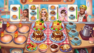 แพนเค้ก🥞 บัตเตอร์ช็อกโกแลต🍫 ซอสถั่ว 🥜 กาแฟ☕ เล่นเกม