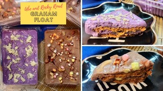 2 FLAVOR GRAHAM FLOAT // CHRISTMAS DESSERT // UBE CHEESE & ROCKY ROAD GRAHAM FLOAT RECIPE