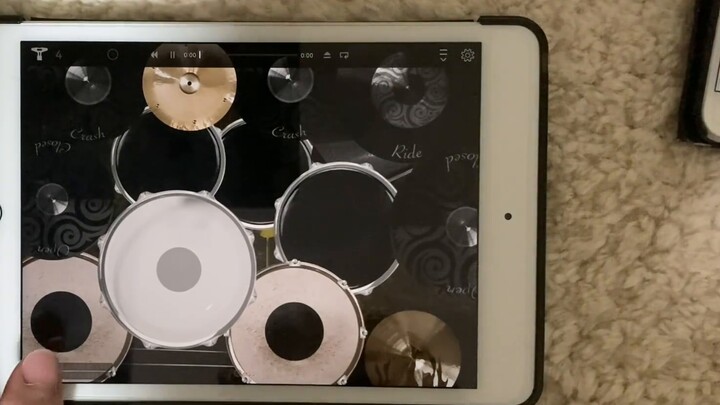 [iPad drum kit][ LINK CLICK ] Lagu OP "Dive Back In Time" iPad KO み (Drum cover) Agen Waktu-LINK KLIK-