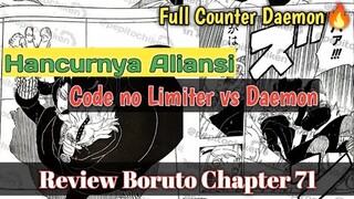 Code no Limiter Kalah Lawan Daemon😱| Review Manga Boruto Chapter 71 Bahasa Indonesia