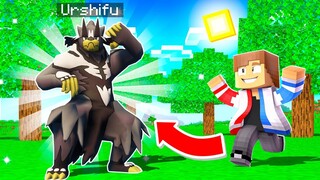 Catching Legendary URSHIFU in Minecraft Pixelmon!