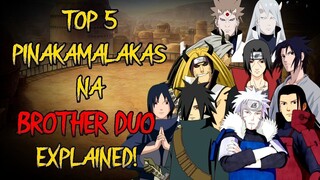 Top 5 Brother Duos sa Naruto Series Explained | Naruto Tagalog Analysis