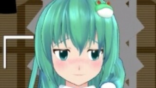 【新人作品】为了收集信仰，早苗一脸不情愿地向记者展示………