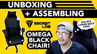 Unboxing + Assembling Secret Lab Omega Black Chair