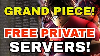 Grand Piece Online (FREE 100+ VIP SERVERS) IN DESCRIPTION ROBLOX 2022! *GRAND PIECE ONLINE* SERVERS
