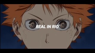 Real in Río x hot wings // Haikyuu!! 🏐