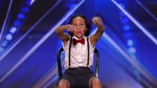 High energy throughout! 11-year-old boy dances puppet dance