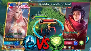 GLOBAL KADITA VS TOP SUPREME VALIR IN HIGH RANK! | WATER VS FIRE | MLBB