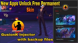 NEW GUSSION INJECTOR | SKIN INJECTOR UNLOCK PERMANENT SKIN | WITH BACK UP FILES | NO BAN | MMLB 2021