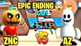 EPIC ENDING🤯 | ZNC VS AZ 🥵 FRIENDLY CLAN WAR | STUMBLE GUYS GAMEPLAY #5