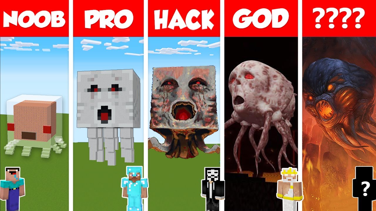 Minecraft NOOB vs PRO vs HACKER: AMONG US HOUSE BUILD CHALLENGE in