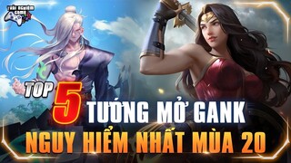 Liên Quân Top 5 Tướng Gank là có Mạng Leo Rank Chiến Tướng Mùa 20 TNG