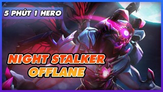 5 PHÚT 1 HERO: NIGHT STALKER OFFLANE | HƯỚNG DẪN TÂN THỦ