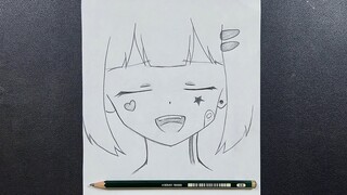 Easy to draw | how to draw cute anime girl