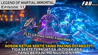 KETUA SEKTE PALING TERKUAT MUNCUL MENENGAHI PERTARUNGAN PARA TETUA ! - ALUR LEGEND OF XIANWU EPS 11