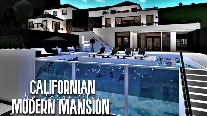Californian Modern Mansion| NO LARGE PLOT| ( Speedbuild at comment section)