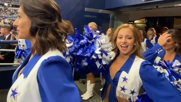 The wonderful performance of the American Cowboy Cheerleading Team to celebrate the 60th anniversary